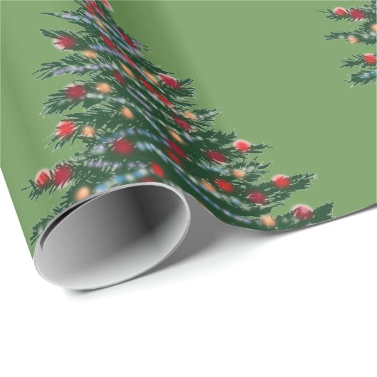 Kerst Wrapping Papier Nieuwjaar (Rol Hoek)