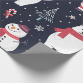 Kerst Wrapping papier (Vakantie thema # 2) (Hoek)