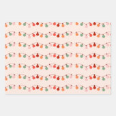 Kerst Xmas Decoratie Wrapping Papier Inpakpapier Vel (Voorkant)