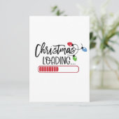 Kerst Xmas-lichten laden Bedankkaart (Staand voorkant)