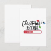 Kerst Xmas-lichten laden Bedankkaart (Voorkant / Achterkant)