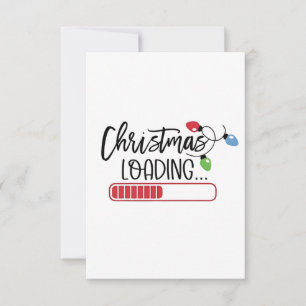 Kerst Xmas-lichten laden Bedankkaart