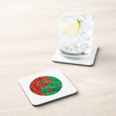 kerst yang bier onderzetter (Rechterzijde)