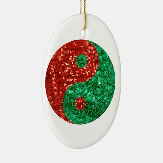 kerst yang keramisch ornament (Rechts)