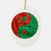 kerst yang keramisch ornament (Voorkant)