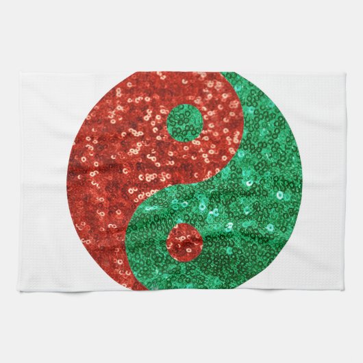 kerst yang theedoek (Horizontaal)