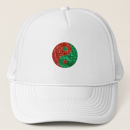 kerst yang trucker pet (Voorkant)