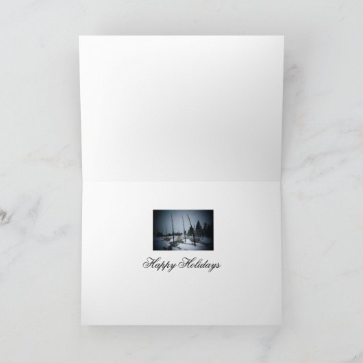 Kerst (Yellowstone) Kaart (Binnen)