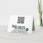 Kerst - Yorkie - Bentley Feestdagen Kaart (Achterkant)