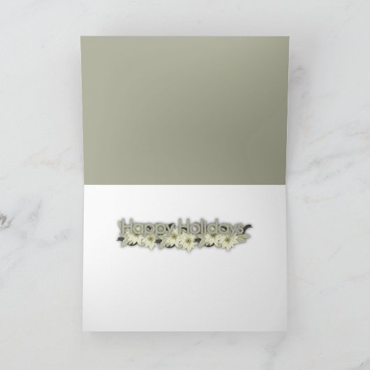 Kerst - Yorkie - Kensey Feestdagen Kaart (Binnen)