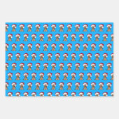 Kerst Yorkie Wrapping Paper Set van 3 vellen (Voorkant)