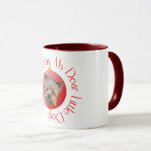 Kerst Yorkshire Terrier Mok (Voorkant rechts)
