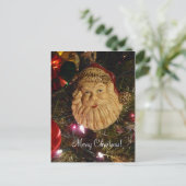 Kerst / Yule Decorations Santa Post Kaart (Staand voorkant)