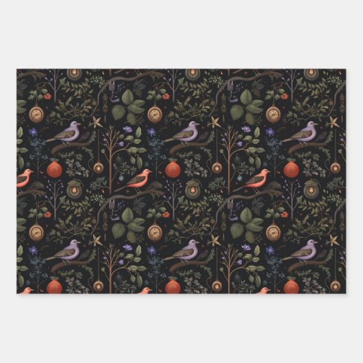 Kerst & Yule Inpakpapier Vel (Voorkant)