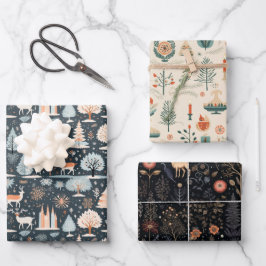 Kerst & Yule Inpakpapier Vel