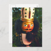 Kerst / Yule Nutcracker Soldier Post Kaart (Voorkant / Achterkant)