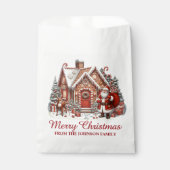 Kerst Zak met Zoetigheden Bedankzakje (Voorkant)