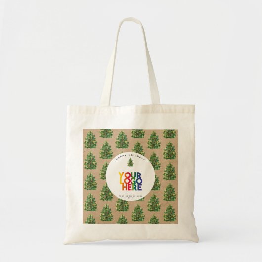 Kerst Zakelijk Logo Xmas Tote Bag (Voorkant)
