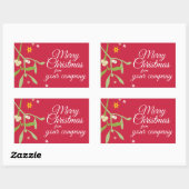 Kerst zakelijke cadeau labels (Vel)