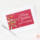 Kerst zakelijke cadeau labels (Envelop)