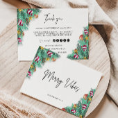 Kerst Zakelijke Dankkaart Sjabloon Kaart