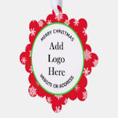 Kerst Zakelijke Klantwaarderingsgeschenken Ornament Kaart (Links)