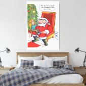 Kerst Zakelijke Partners canvas print (Insitu (Slaapkamer))