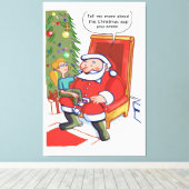 Kerst Zakelijke Partners canvas print (Insitu (Houten vloer))