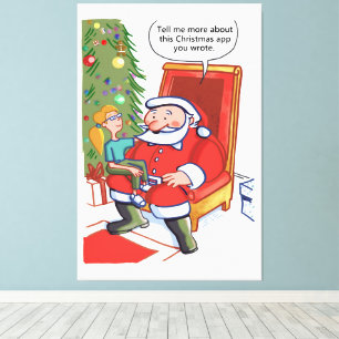 Kerst Zakelijke Partners canvas print