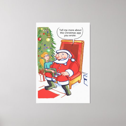 Kerst Zakelijke Partners canvas print (Voorkant)