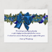 Kerst zakelijke wensen PERSONALISEREN Briefkaart (Voorkant)