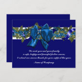 Kerst zakelijke wensen PERSONALISEREN Feestdagenkaart (Voorkant / Achterkant)