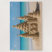 Kerst Zandkasteel Legpuzzel (Verticaal)
