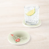 Kerst Zandsteen Onderzetter (Zijkant)