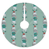 Kerst zebra Kerstman Lelijke Kerstman Leuk Kerstboom Rok (Voorkant)