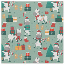 Kerst zebra Kerstman Wintervakantie Lelijk Kerstfe Stof