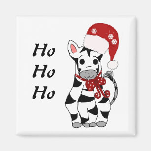 Kerst Zebra Magneet