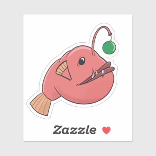 Kerst zeeduivel sticker (Vel)