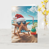 Kerst Zeesterren met een cocktail Kaart (Gele Bloem)