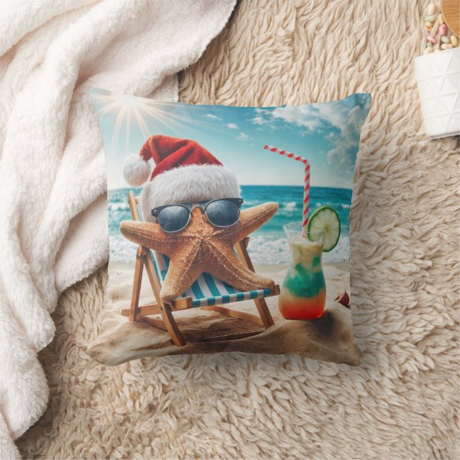 Kerst Zeesterren met een cocktail Kussen (Deken)