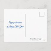 Kerst Zegening Decoratieve KJV Schrift Feestdagenkaart (Achterkant)