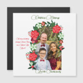 Kerst Zegeningen Bloemen (Voorkant / Achterkant)