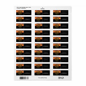 Kerst zegeningen drie wijze Mannen rijkamelen Etiket (Full Sheet)