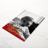 Kerst Zegeningen Folie Kerst Kaart (Gedraaid)