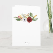 Kerst zegeningen Heer zegene u Bijbel vers Feestdagen Kaart (Achterkant)