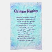 Kerst Zegeningen Keukenhanddoeken (Verticaal)