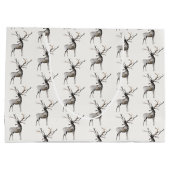 Kerst Zegeningen waterverf gebladerte Vakantie Groot Cadeauzakje (Achterkant)