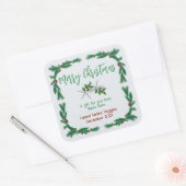 Kerst Zelfgemaakt Gift Label Starfish Holly (Envelop)