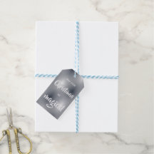 Kerst Zilver Minimalistisch Gepersonaliseerd Gift