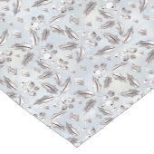 Kerst, zilverdraden, wit, sneeuwvlokken, winter korte tafelloper (Hoek)